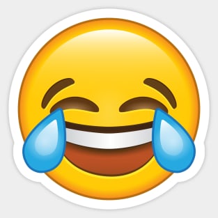 Laughing Crying/Tears of joy Emoji Sticker